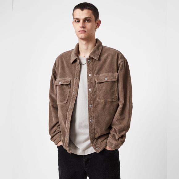 Allsaints Castleford corduroy shirt size large - Picture 1 of 5